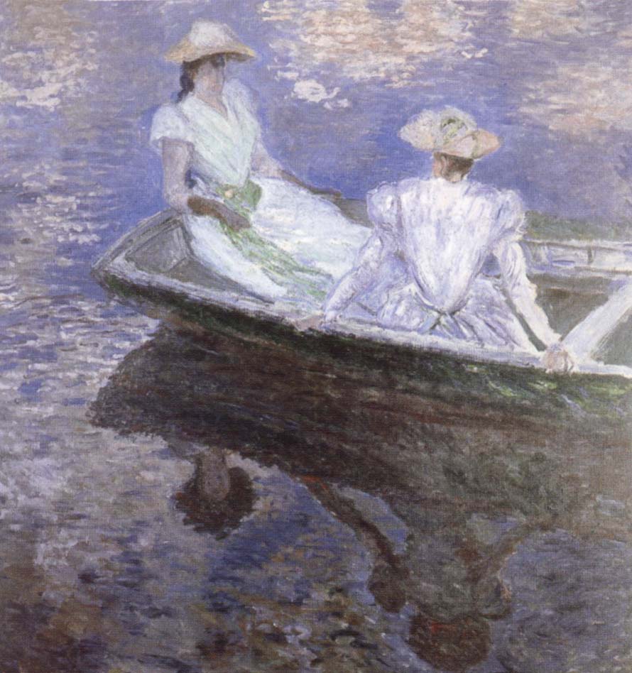 Young Girls in a boat